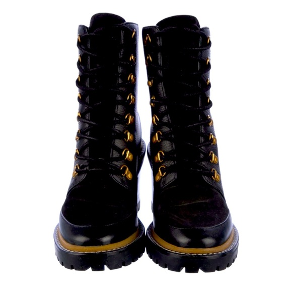 Tory Burch Miller Mixed Media Lug Boot - Picture 3 of 3